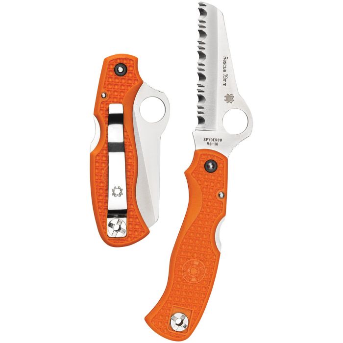 SPYDERCO RESCUE 79MM ORANGE