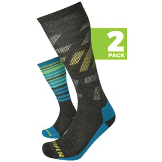 LORPEN T1 SKI MID ECO MEN'S SOCKS 2-PACK