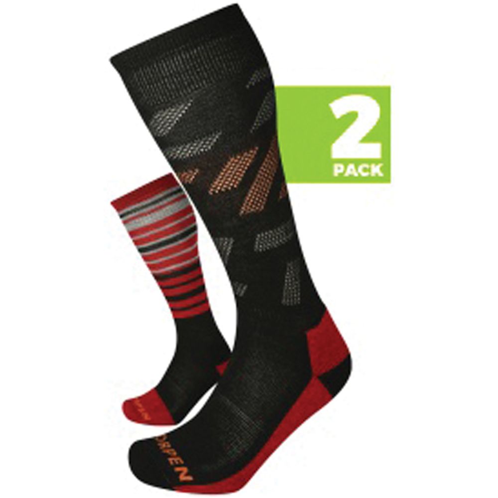 LORPEN T1 SKI MID ECO MEN'S SOCKS 2-PACK