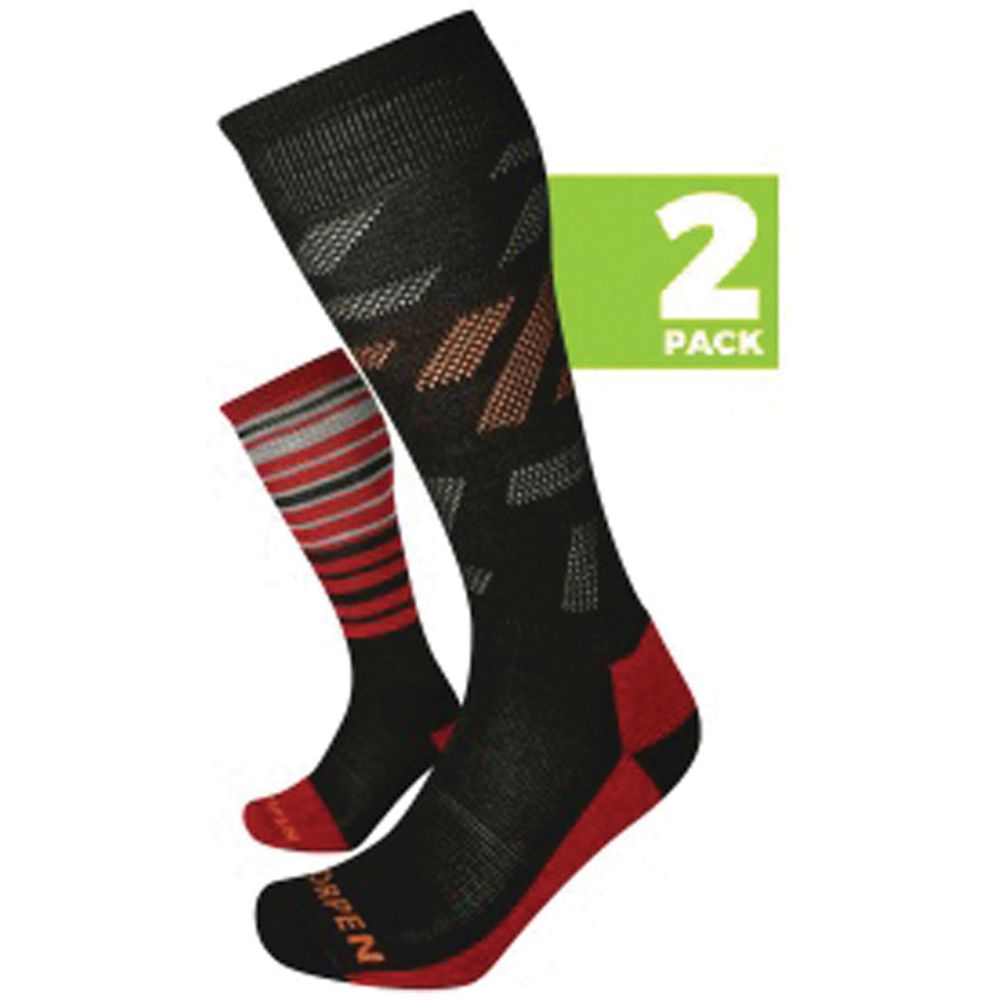 LORPEN T1 SKI MID ECO MEN'S SOCKS 2-PACK