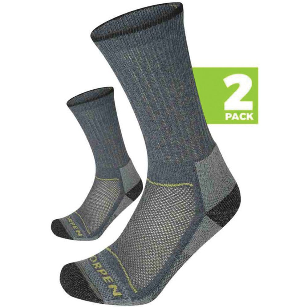 LORPEN T2 MERINO HIKER UNISEX SOCKS 2-PACK