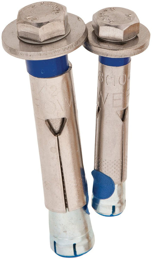 POWERS FIVE PIECE POWER-BOLTS STAINLESS STEEL