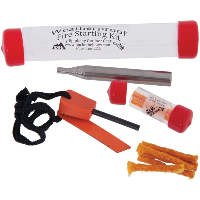 EPIPHANY OUTDOOR GEA BELLOWS-BASED FIRE STARTING KIT
