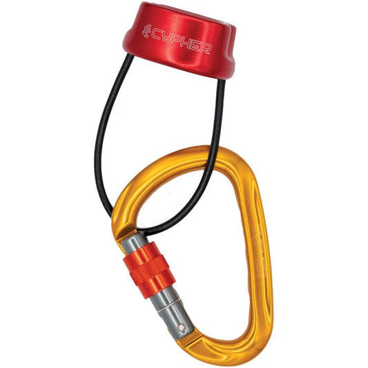 CYPHER ARC BELAY DEVICE WITH HMS SCREW LOCK CARABINER KIT