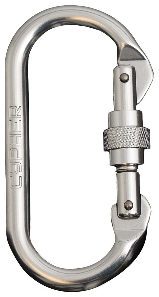 CYPHER OVAL LOCKING CARABINERS