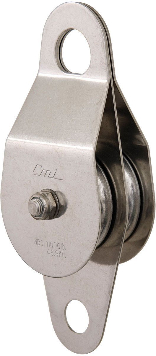 CMI 2" RP DUAL PULLEY STAINLESS STEEL