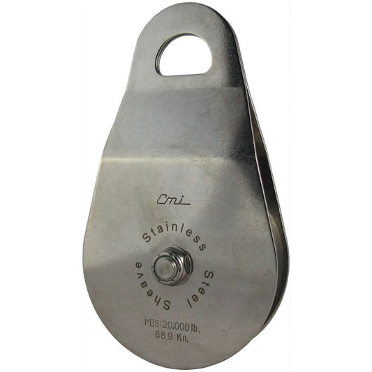 CMI 4" STEEL SHEAVE, BEARING PULLEY