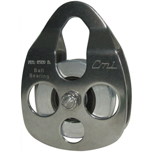 CMI 2 3/8" STAINLESS STEEL, ALUMINUM SHEAVE, BALL BEARING