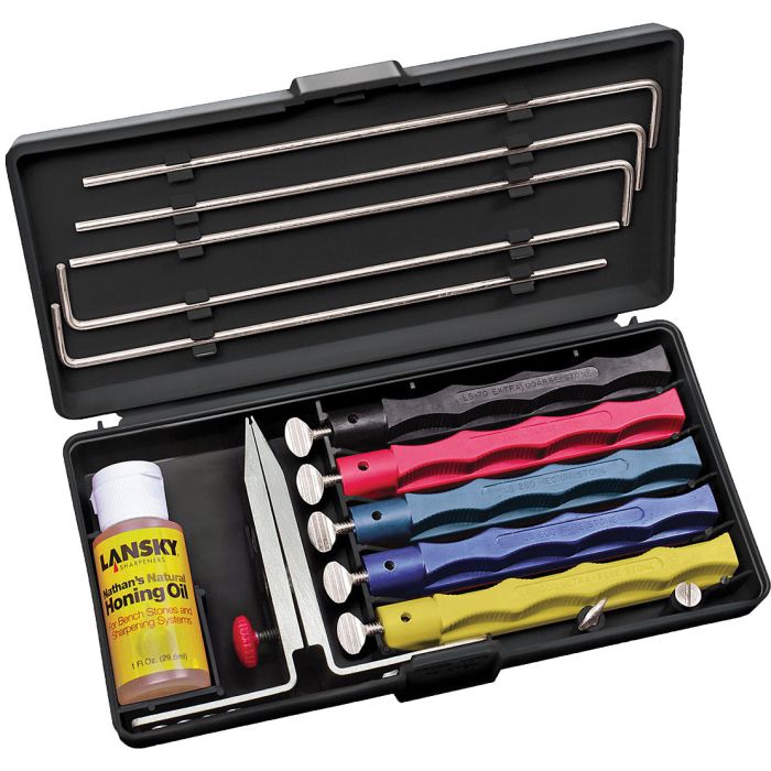 LANSKY DELUXE 5-STONE SHARPENING SYSTEM