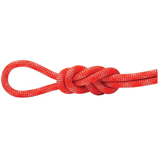 MAXIM CLIMBING ROPES EQUINOX ELITE 9.7MMX70M DYNAMIC ROPE TPT SHEATH AND STD DRY CORE SUNSET