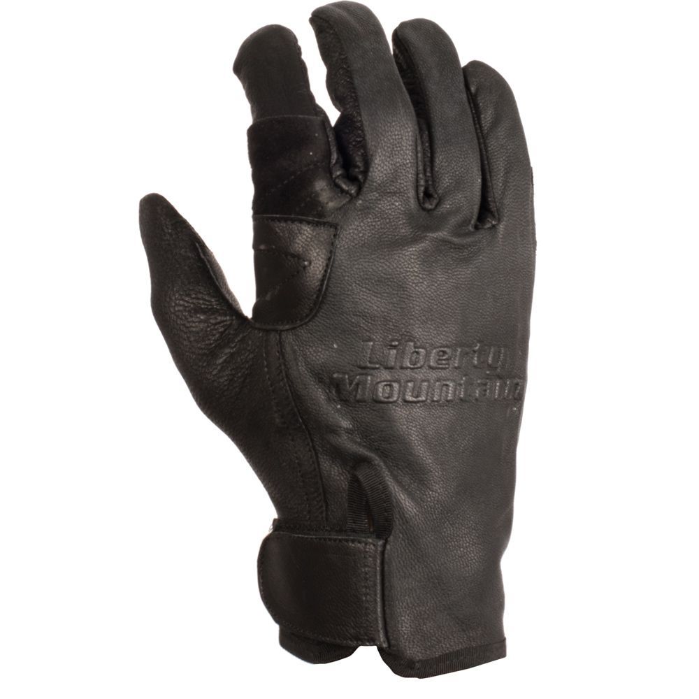LIBERTY MOUNTAIN PRO RAPPEL GLOVE GOAT SKIN - BLACK