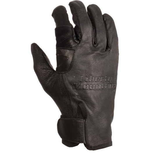 LIBERTY MOUNTAIN PRO RAPPEL GLOVE GOAT SKIN - BLACK