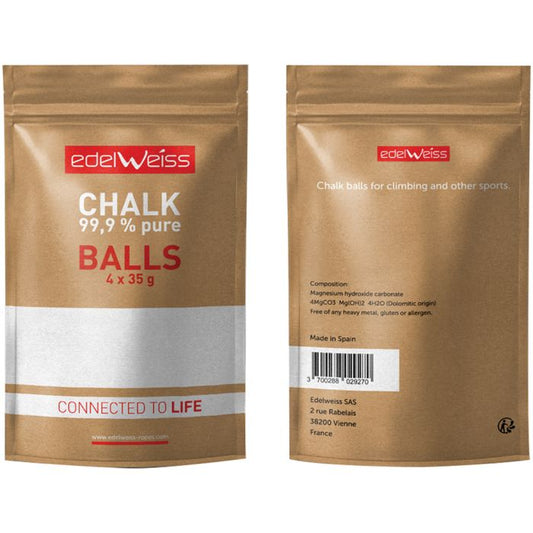 EDELWEISS CHALK BALL - 4 PACK