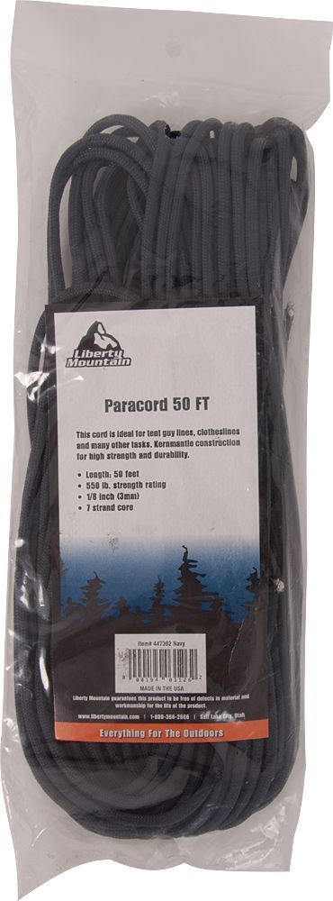 LIBERTY MOUNTAIN PARACORD 550  50 FEET