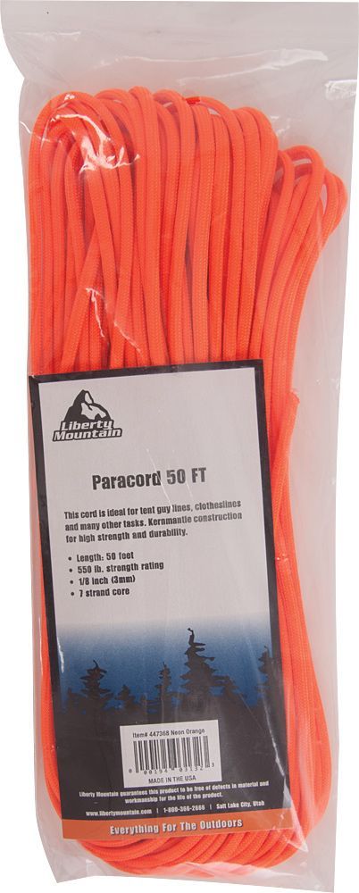 LIBERTY MOUNTAIN PARACORD 550  50 FEET
