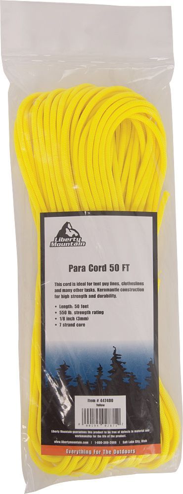 LIBERTY MOUNTAIN PARACORD 550  50 FEET
