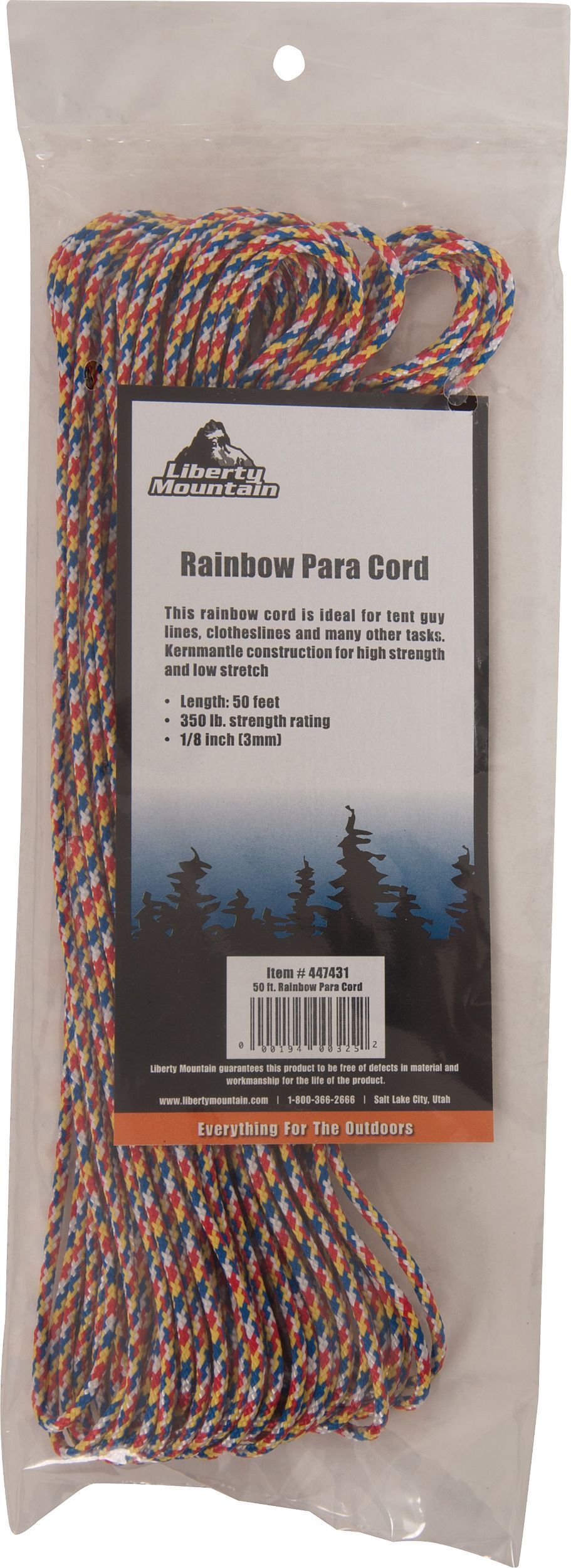 LIBERTY MOUNTAIN RAINBOW CORD