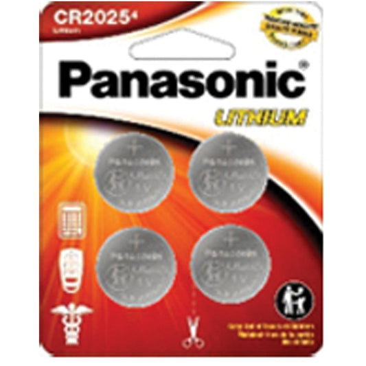 PANASONIC LITHIUM CR2025 COIN BATTERIES