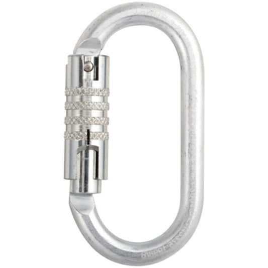 BEAL O'SMITH TRIPLE ACTION STEEL OVAL CARABINER