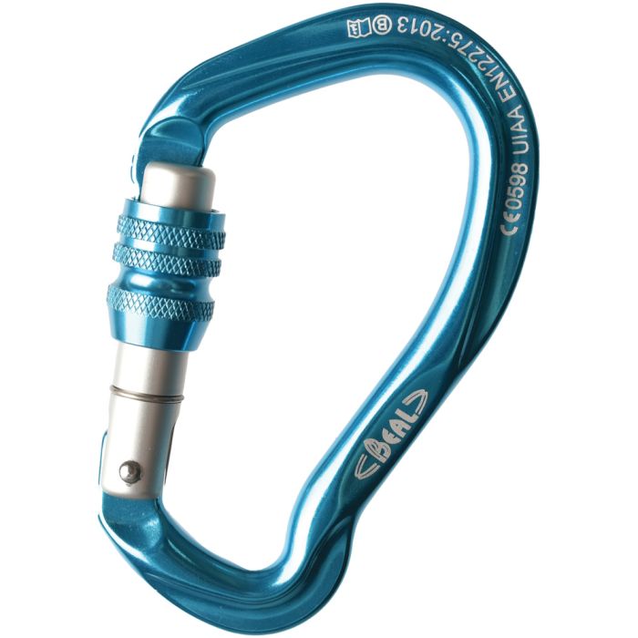 BEAL BE LINK SCREW GATE CARABINER COLOR GRAY