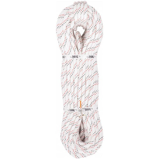 BEAL INDUSTRIE 10.5MMX50M STATIC ROPE WITH 1 TERMINAL END WHITE