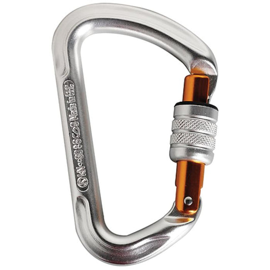 SINGING ROCK VIA FERRATA LOCKING ANODIZED SCREWGATE SG CARABINER
