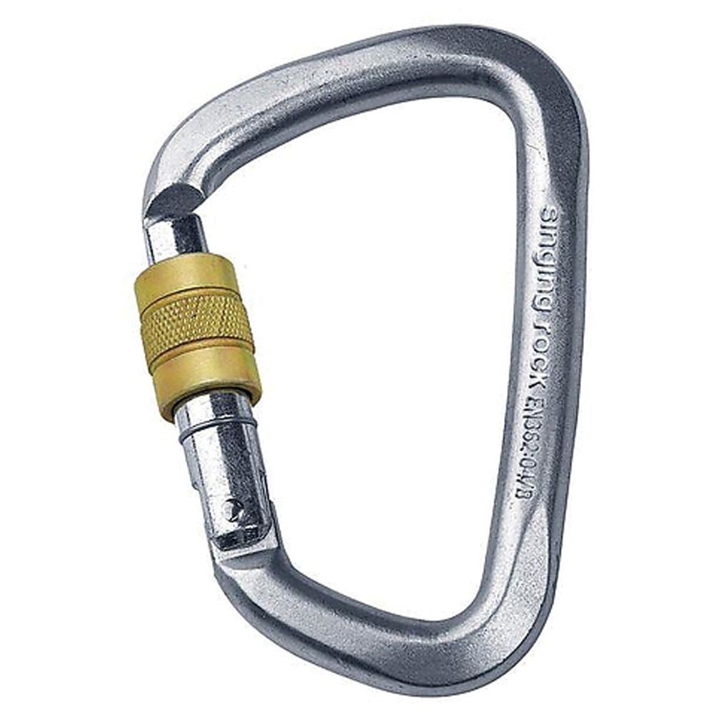 SINGING ROCK STEEL D CARABINER