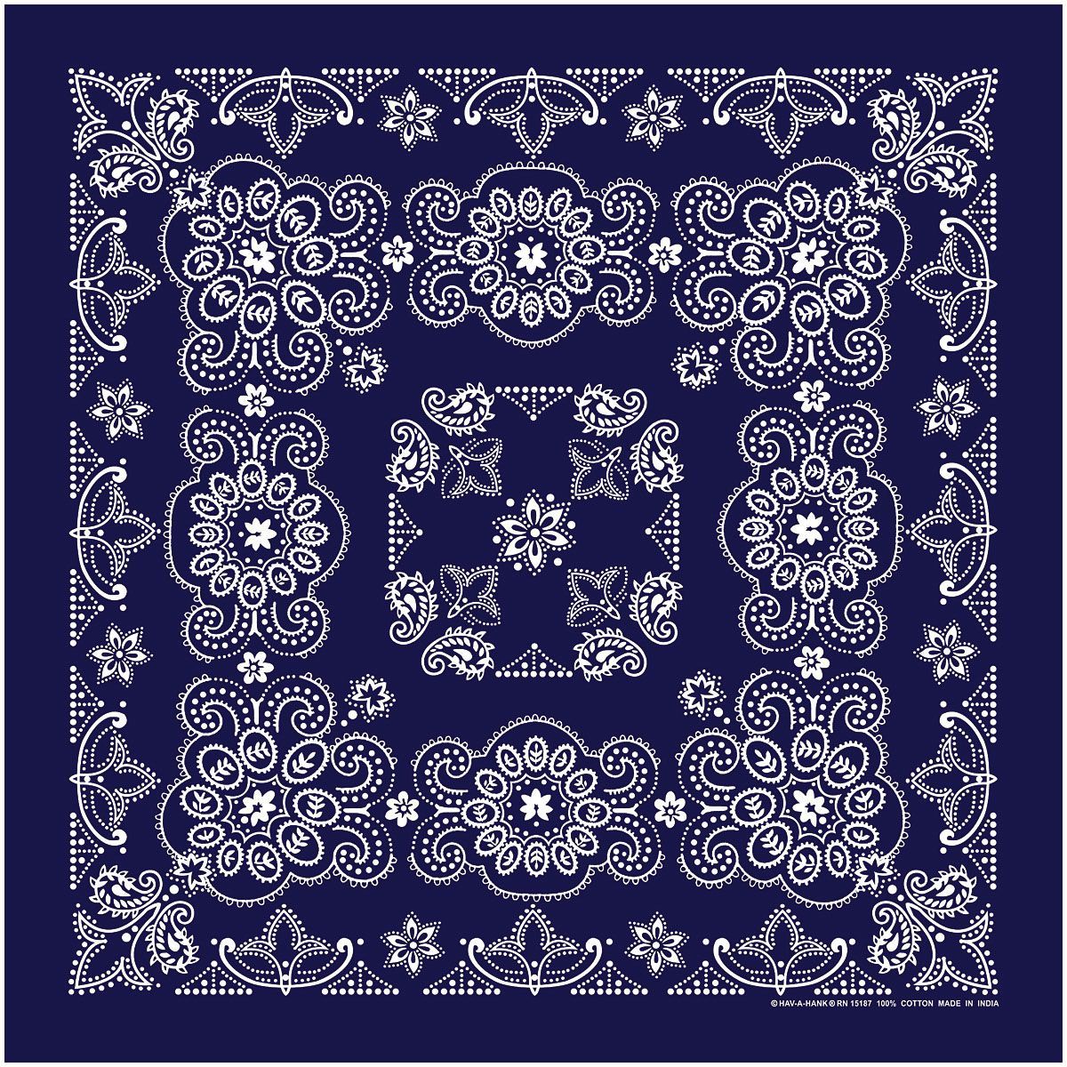 CAROLINA MANUF TEXAS PAISLEY BANDANA