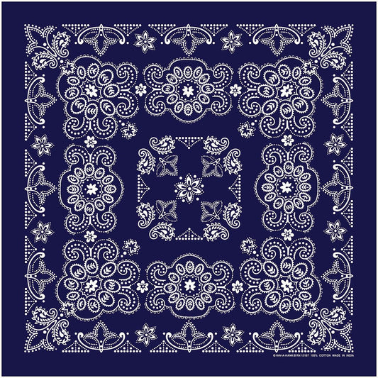 CAROLINA MANUF TEXAS PAISLEY BANDANA