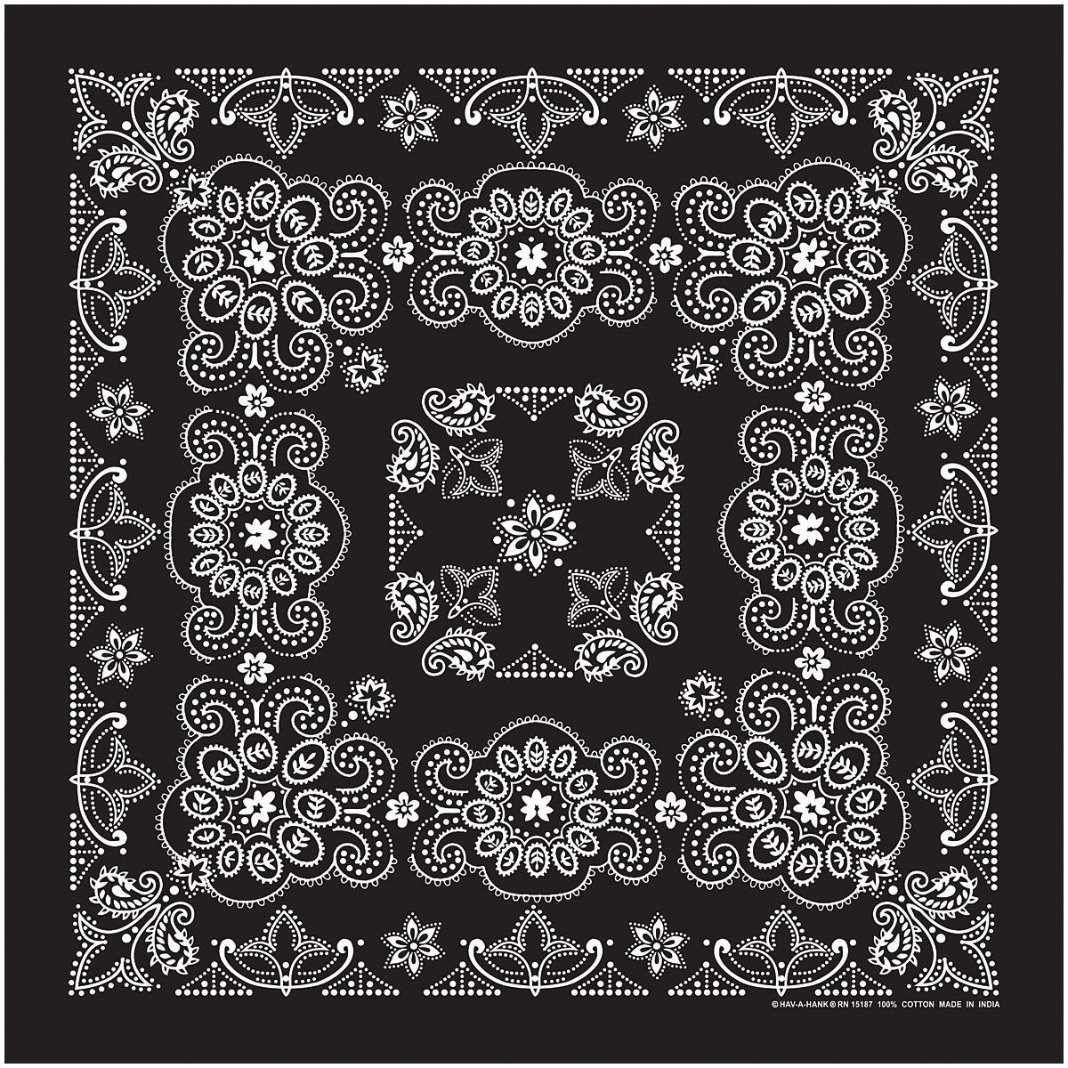 CAROLINA MANUF TEXAS PAISLEY BANDANA