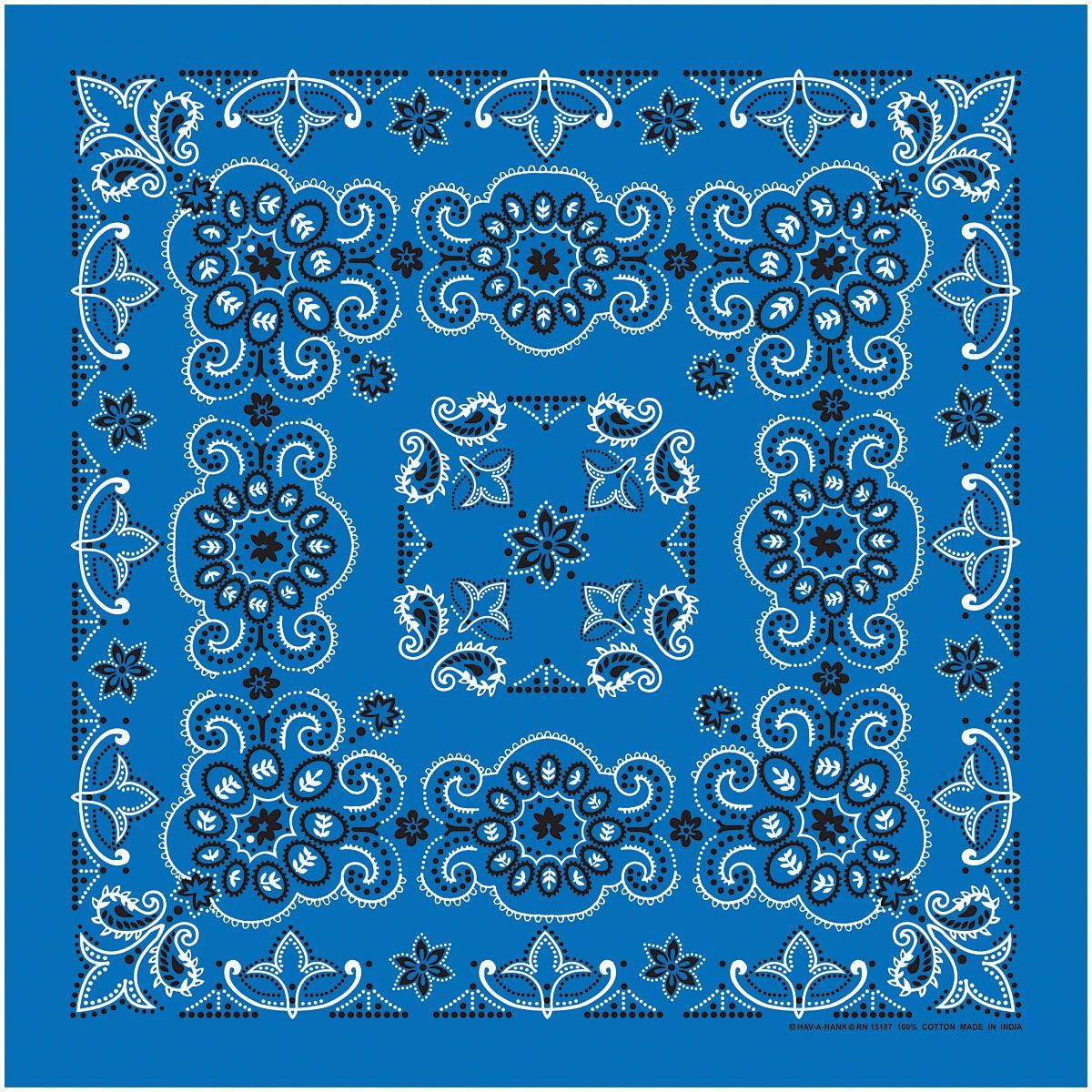 CAROLINA MANUF TEXAS PAISLEY BANDANA