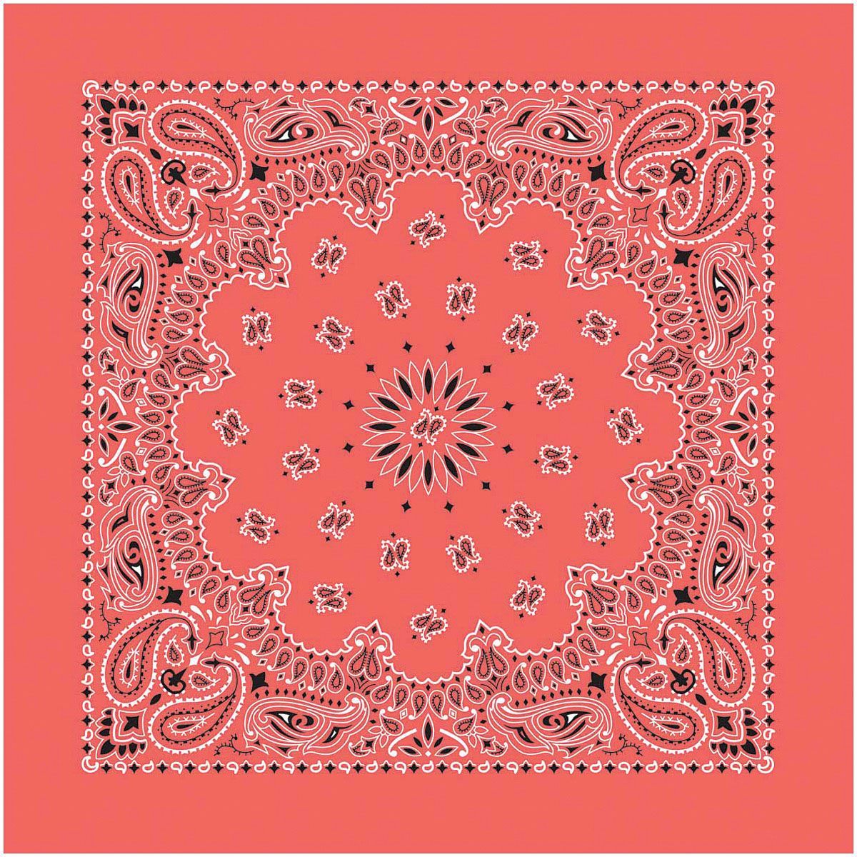 CAROLINA MANUF USA PAISLEY BANDANAS