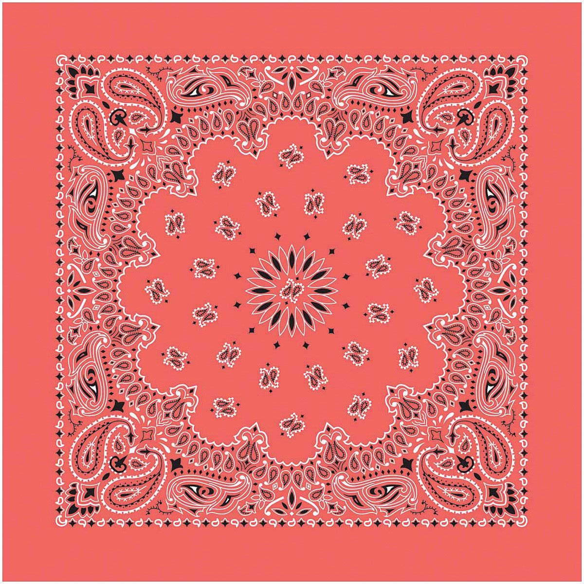 CAROLINA MANUF USA PAISLEY BANDANAS