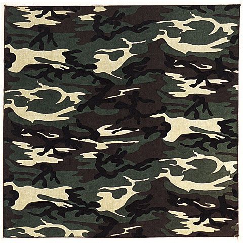 CAROLINA MANUF CAMOUFLAGE BANDANAS