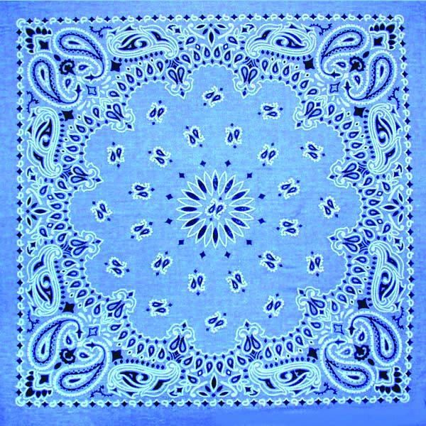 CAROLINA MANUF USA PAISLEY BANDANAS