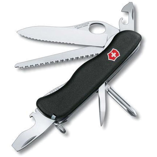 VICTORINOX ONE HAND TREKKER - BLACK