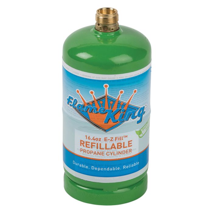FLAME KING REFILLABLE  PROPANE 1 LB CANISTER (SHIPS EMPTY)