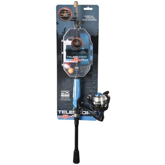 SOUTH BEND R2F4 JUST ADD BAIT TELESCOPIC SPINNING COMBO