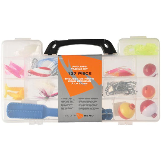 SOUTH BEND 137 PIECE ANGLERS TACKLE KIT