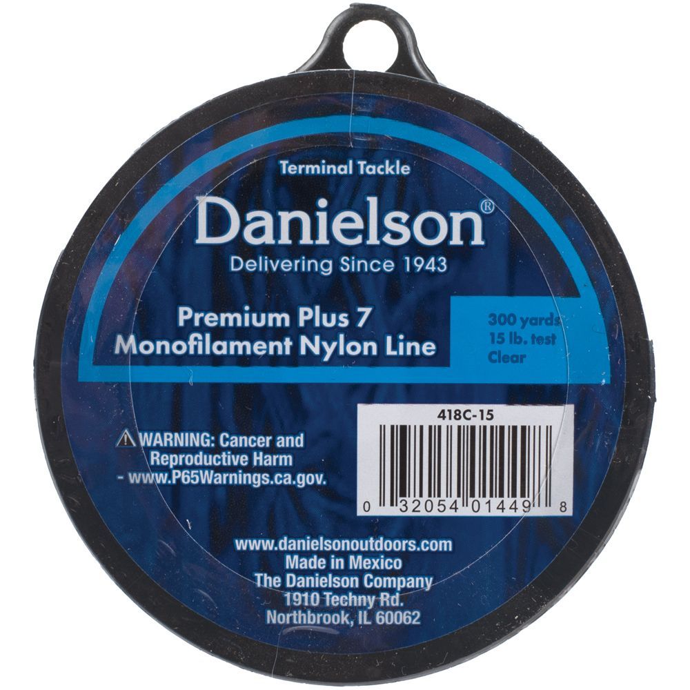 DANIELSON NYLON MONOFILAMENT CLEAR