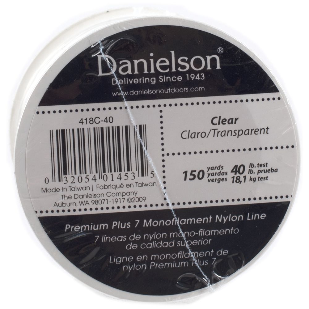 DANIELSON NYLON MONOFILAMENT CLEAR