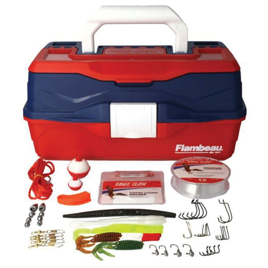 EAGLE CLAW GO FISH EXTREME VALUE TACKLE BOX KIT