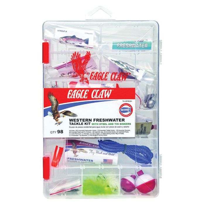 EAGLE CLAW WESTERN FRESH WATER TACKLE KIT