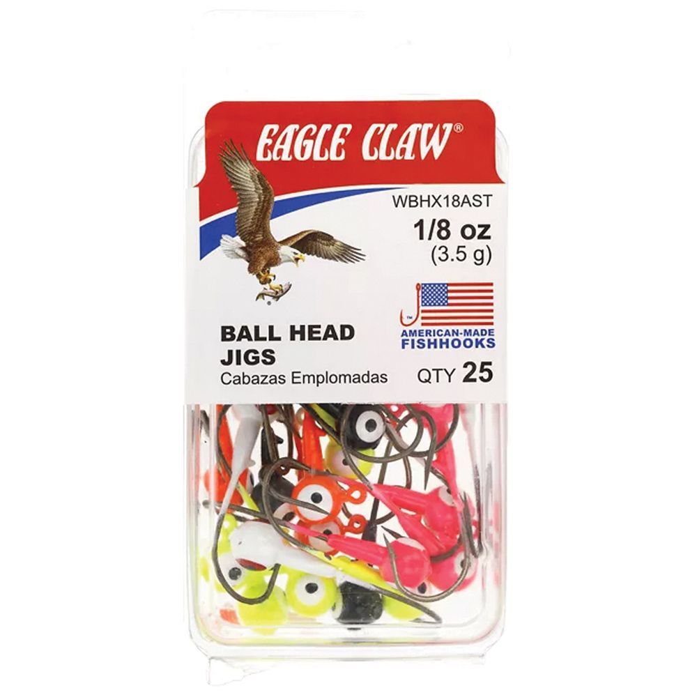 EAGLE CLAW BALL HEAD JIG ASSORTED