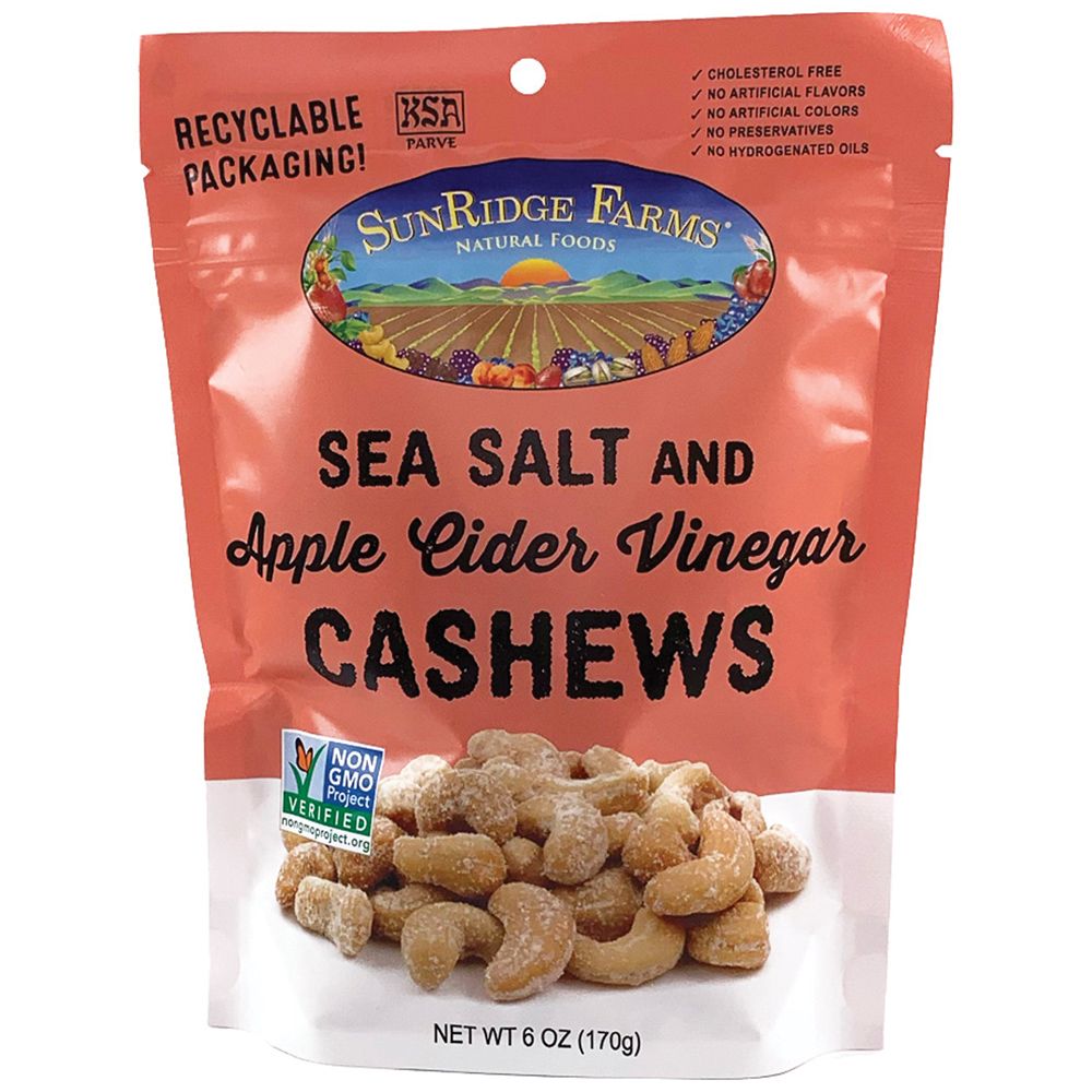 SUNRIDGE FARMS SUNRIDGE CASHEWS