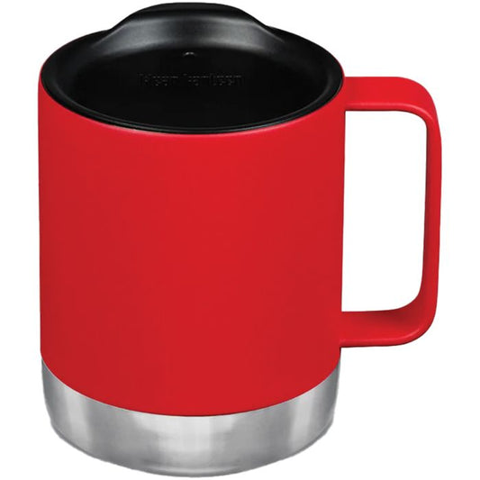 KLEAN KANTEEN INSULATED CAMP MUG 12 OZ RED W/ TUMBLER LID