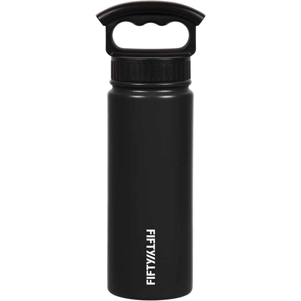 FIFTYFIFTY INSULATED BOTTLE 3 FINGER LID - 18 OZ