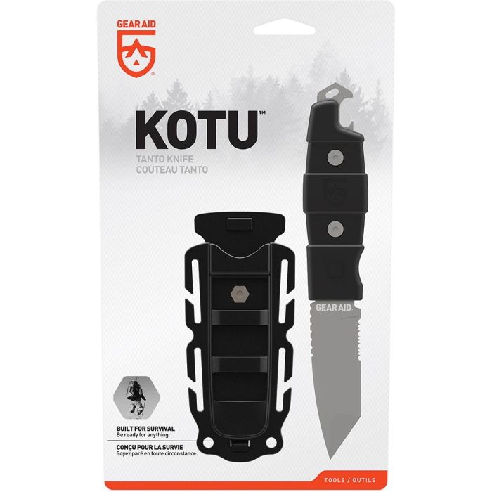 GEAR AID KOTU TANTO KNIFE BLACK