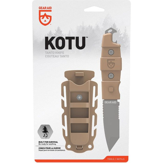 GEAR AID KOTU TANTO KNIFE COYOTE