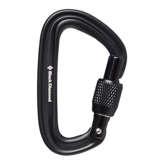 BLACK DIAMOND LITEFORGE SCREWGATE CARABINER BLACK